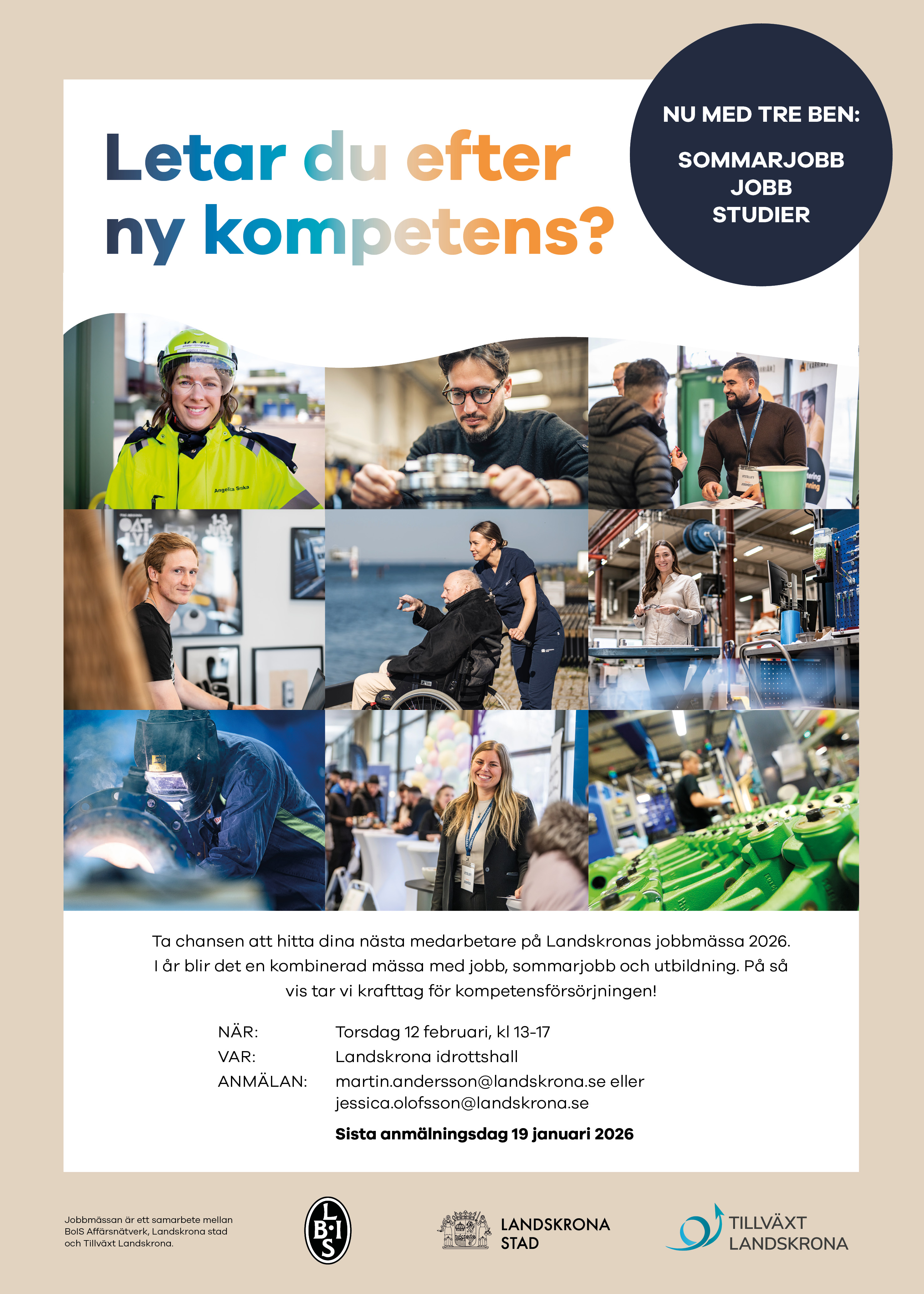 Anmäl ditt företag till Jobbmässan 2026!